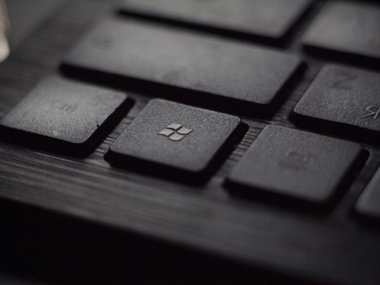 Microsoft Windows Schaltfläche auf Tastatur