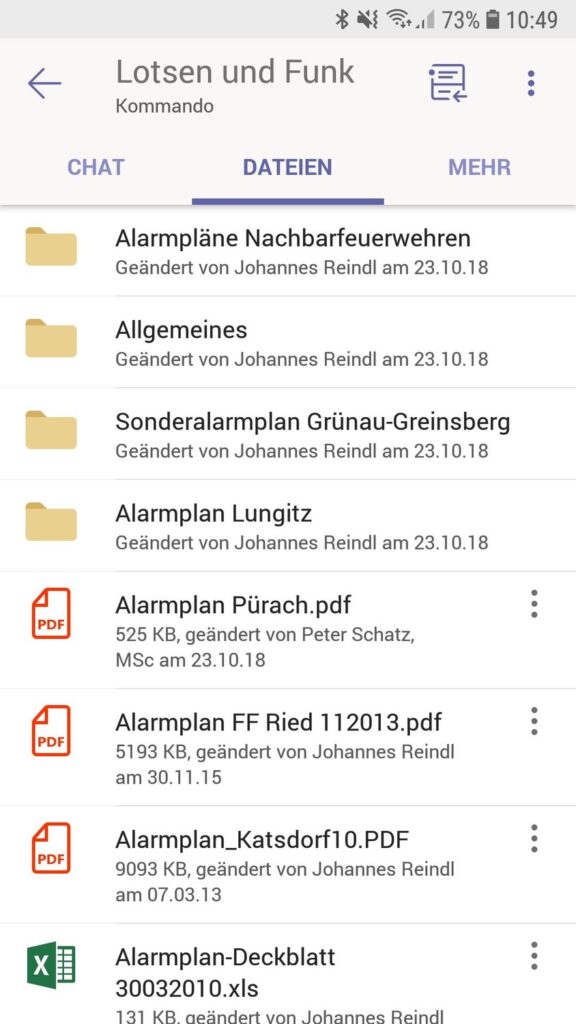Microsoft Teams für die Freiwillige Feuerwehr