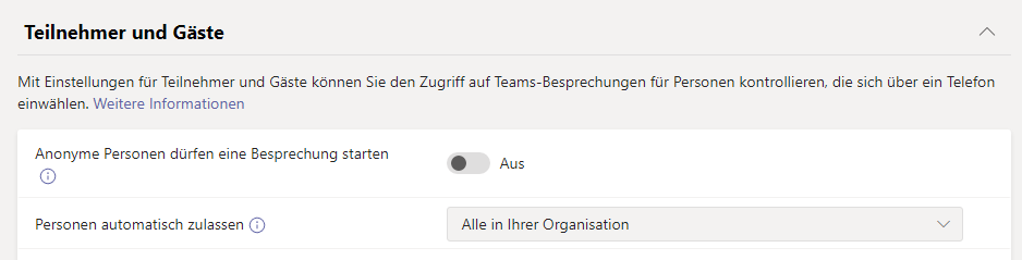 Einstellungen im Admin-Portal anpassen